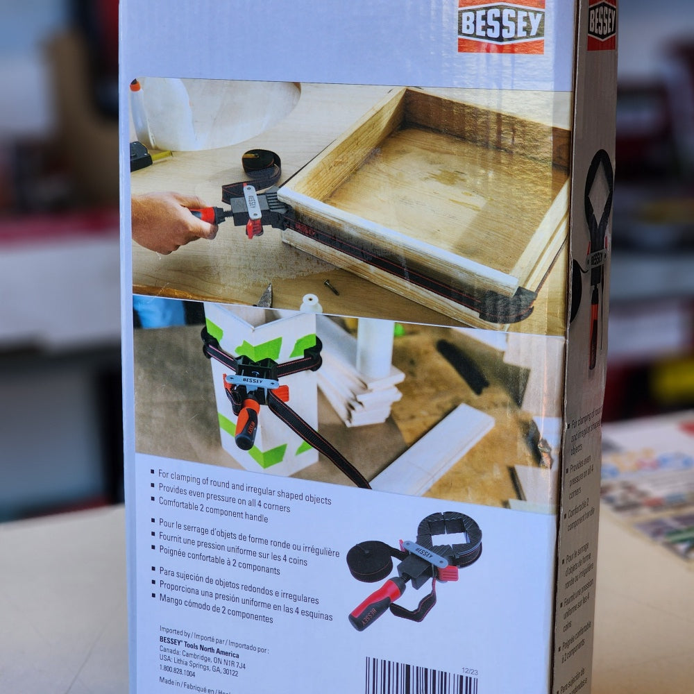 Strap Clamp With 90-Degree Corner Pieces 12ft.Capacity Strap Clamp With 90-Degree Corner Pieces 12ft.Capacity